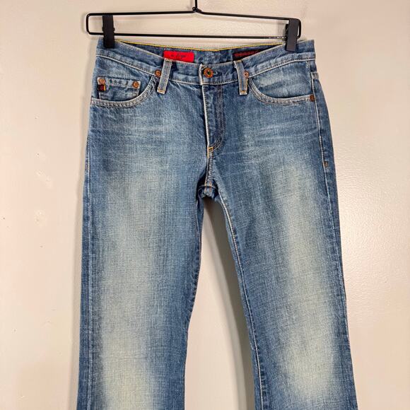 AG Adriano Goldschmied Blue Boot Cut Jeans - Picture 2 of 10